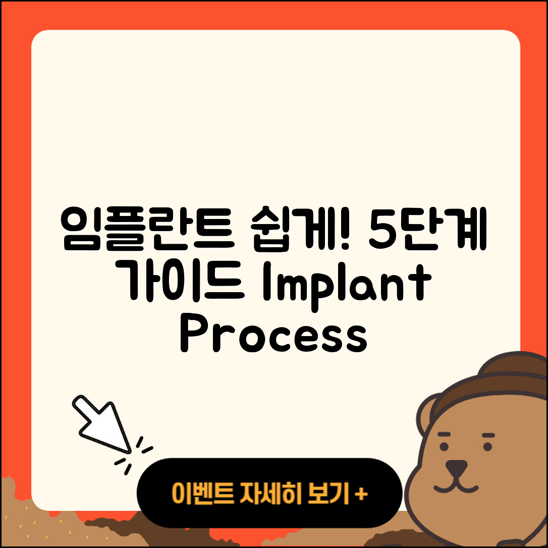 임플란트 절차 쉽게 이해하는 5단계