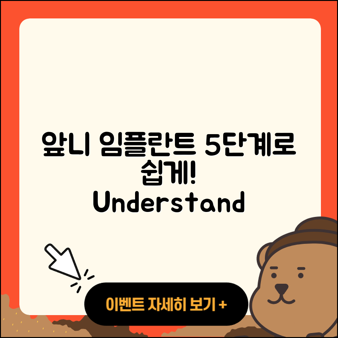 앞니 임플란트 과정 쉽게 이해하는 5단계